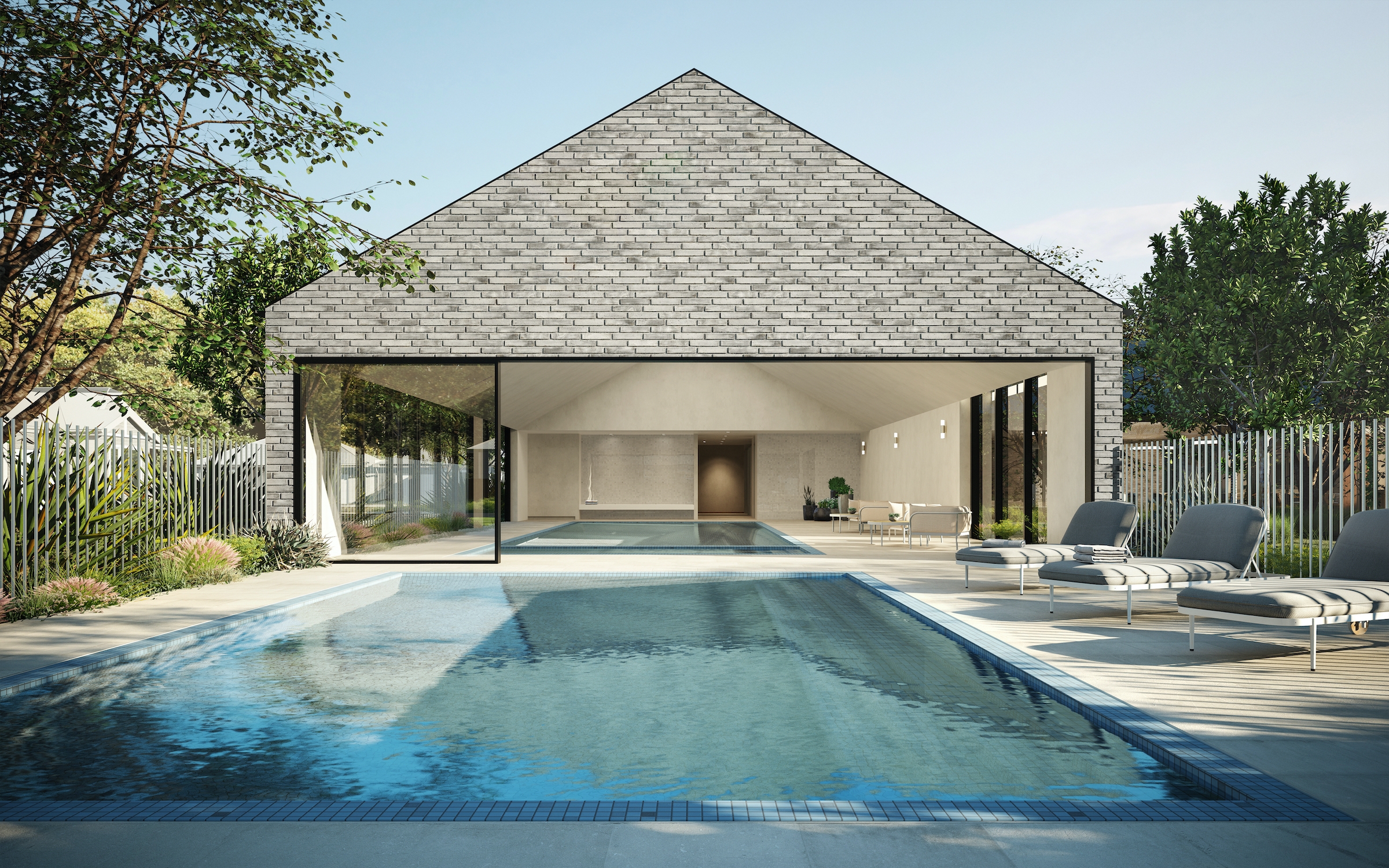 Lifestyle Communities St leonards Clubhouse outdoor Pool Render