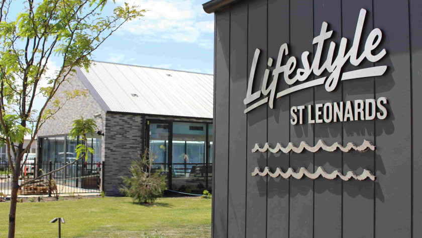 St Leonards Clubhouse Exterior Sports Pool Courtyard min min