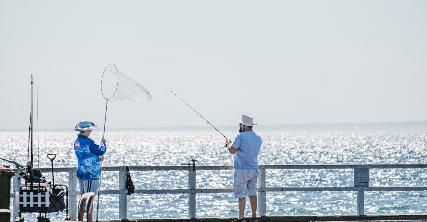 Lifestyle St Leonards The Shores pier fishing