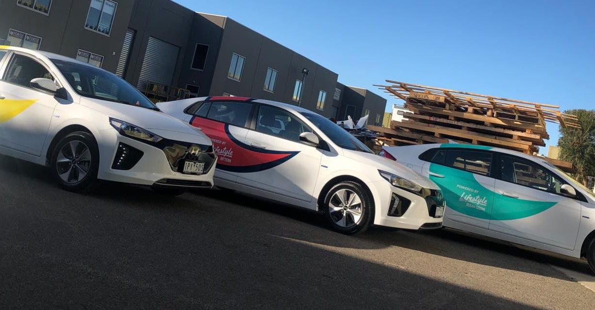 Electric cars branded