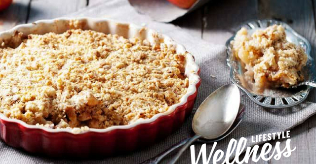 Apple crumble recipe lifestyle wellness