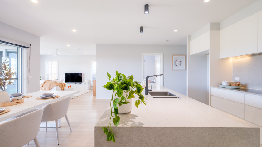 Bellarine Homes Baily DS Kitchen Dining Lounge