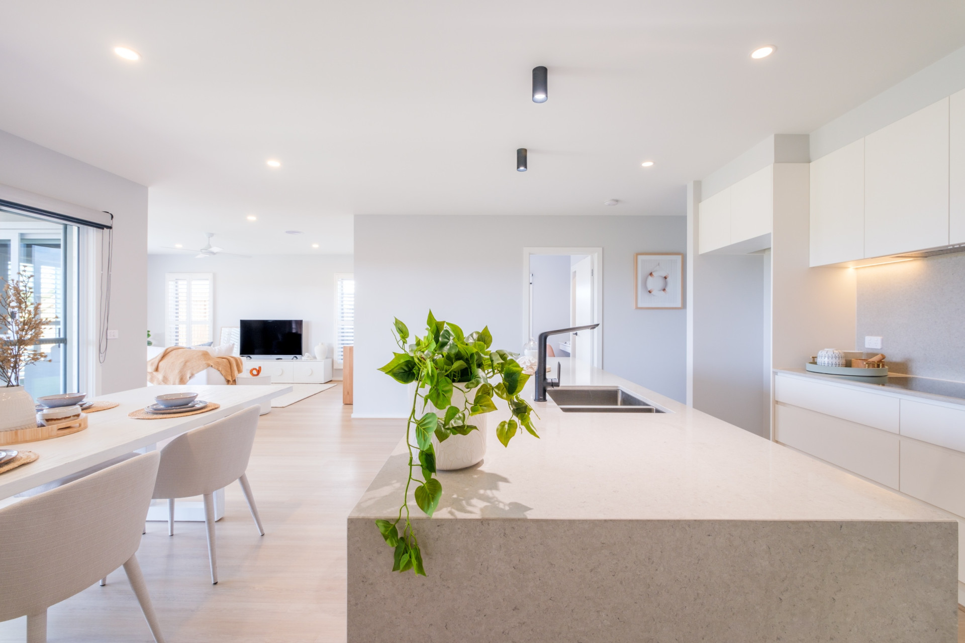 Bellarine Homes Baily DS Kitchen Dining Lounge
