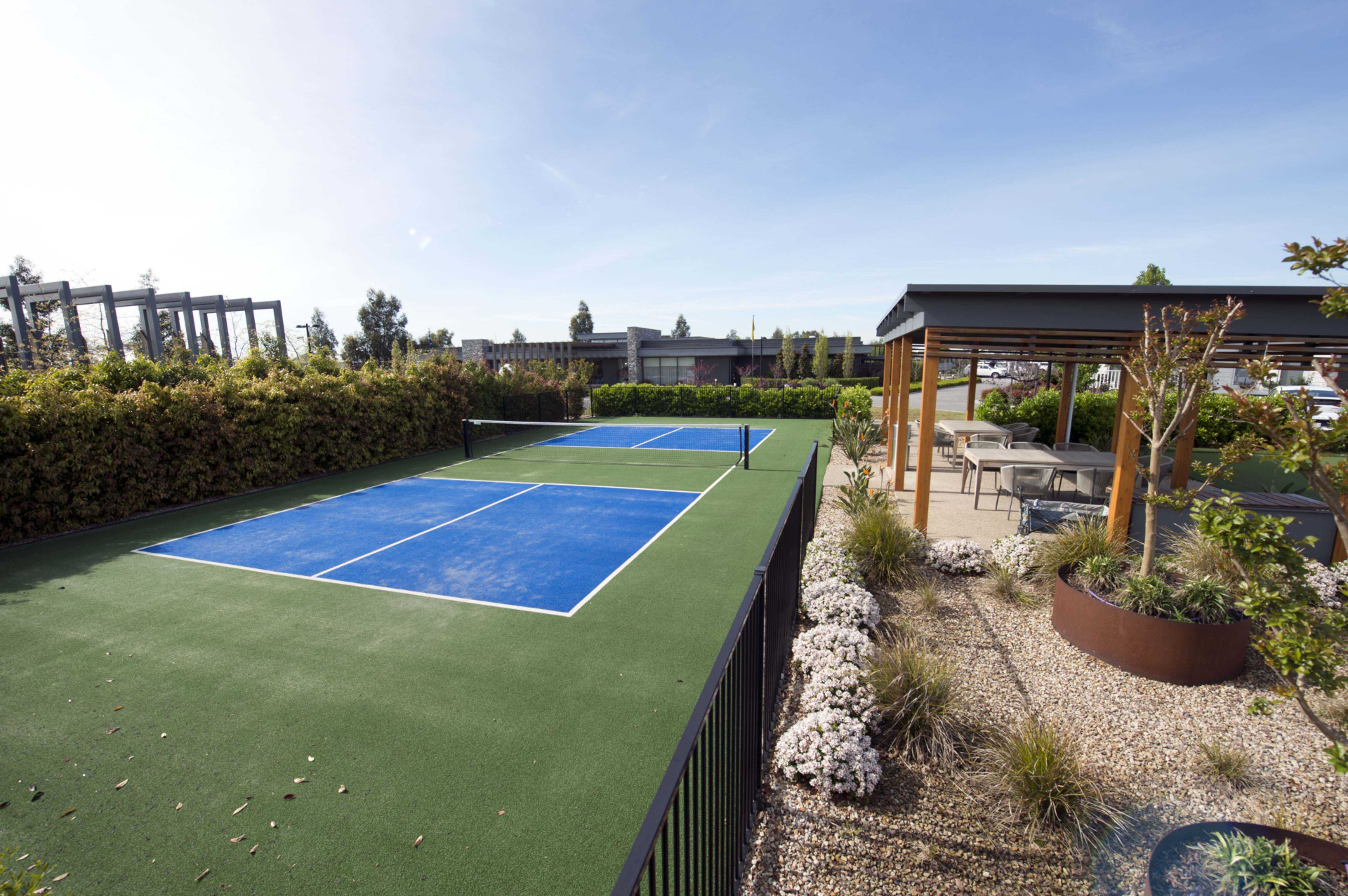 Berwick Waters Clubhouse Exterior Pickleball 1