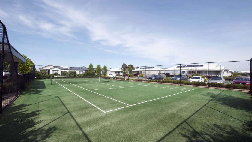Berwick Waters Clubhouse Exterior Tennis court