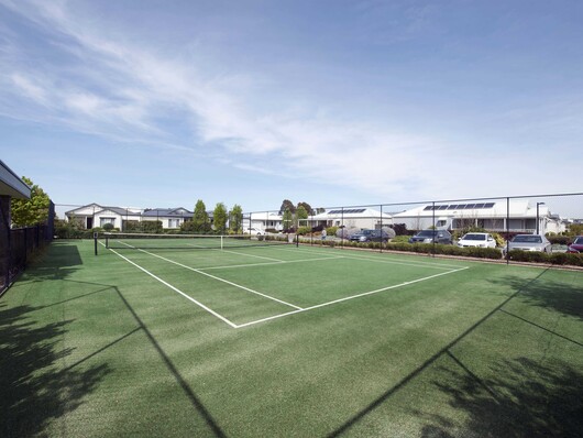 Berwick Waters Clubhouse Exterior Tennis court