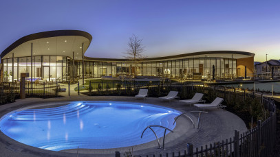 Deanside Clubhouse Twilight Pano min