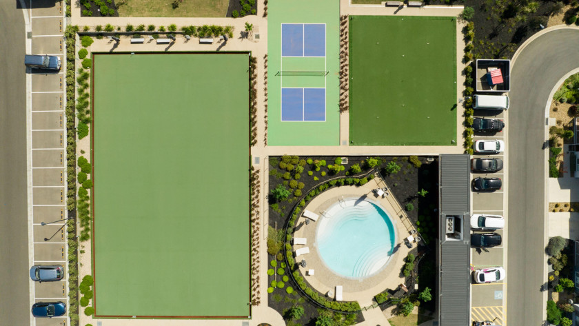 Deanside Aerial Exterior Pool Bowls