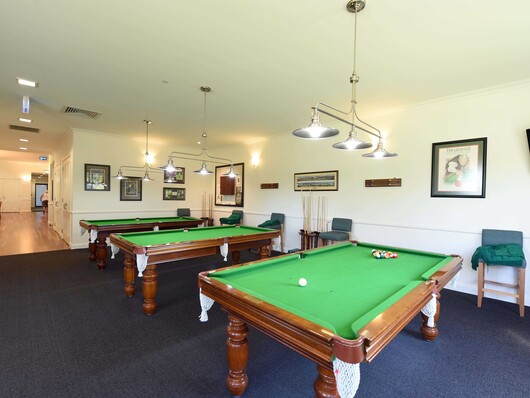 Lifestyle Communities® Shepparton Clubhouse Billiards