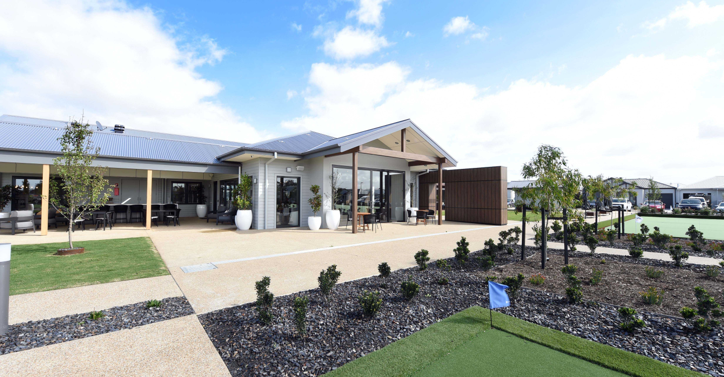 Kaduna Park Clubhouse Exterior Rear Entry Entrance
