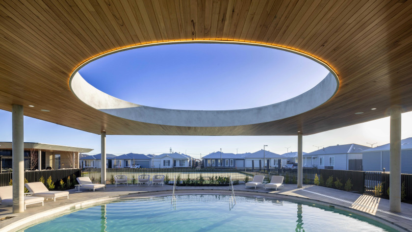 Meridian Clubhouse Exterior Pool