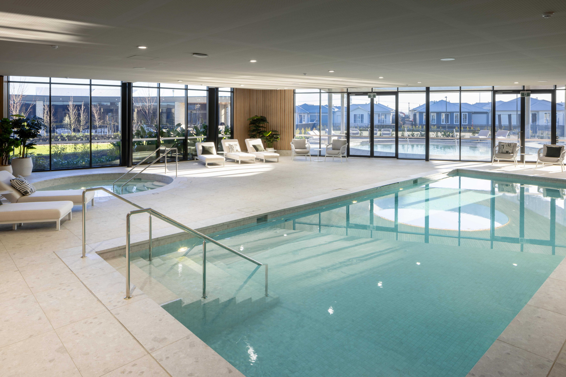 Meridian Clubhouse Interior Pool Spa