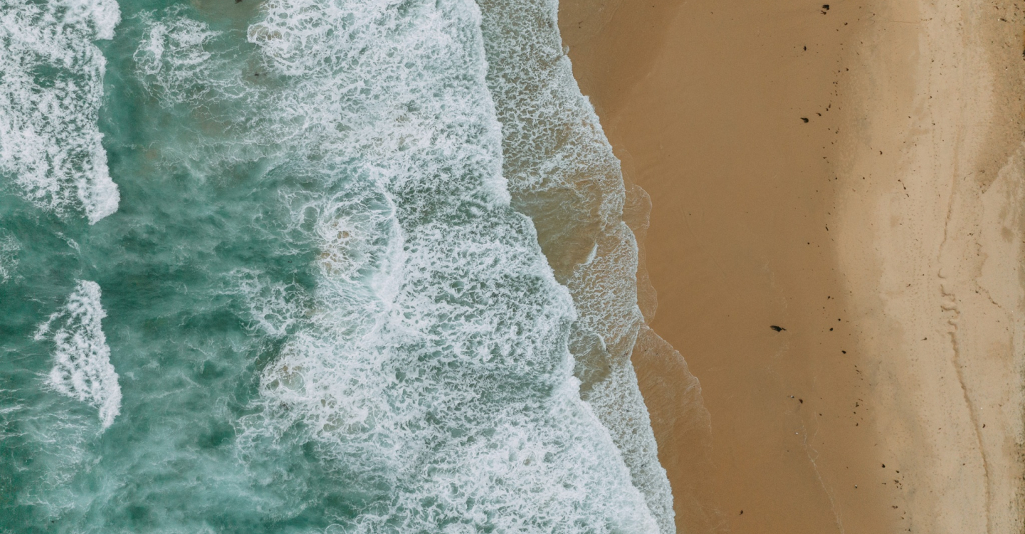 Cowes Beach Aerial Phillip Island