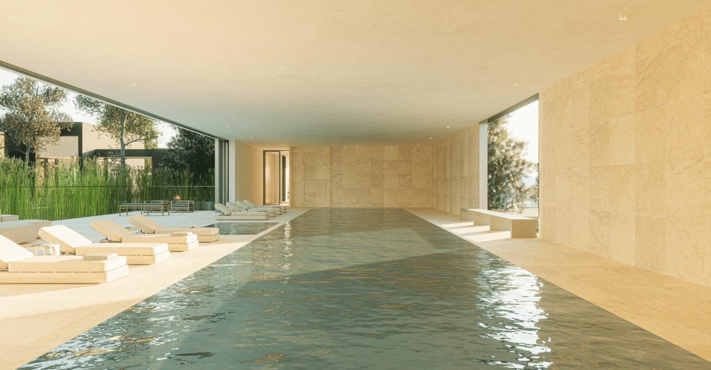 Lifestyle St Leonards The Shores Clubhouse Interior Pool Spa