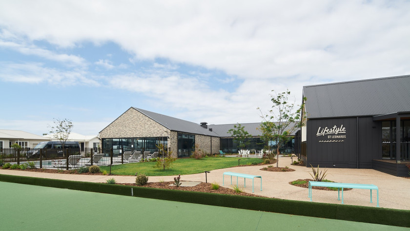 St Leonards Clubhouse Courtyard Angle