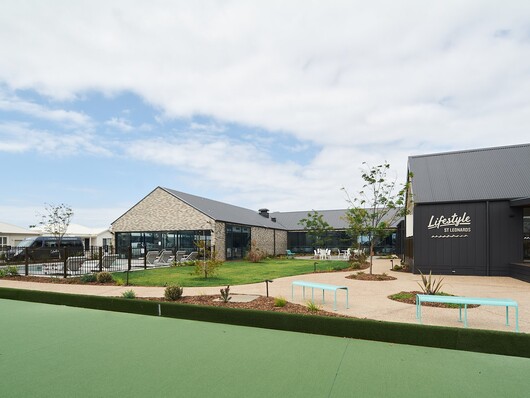 St Leonards Clubhouse Courtyard Angle