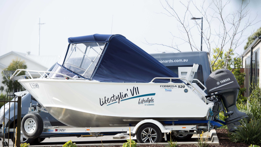 St Leonards Clubhouse Boat