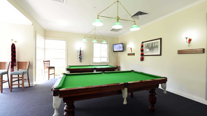 Lifestyle Warragul Billiards room