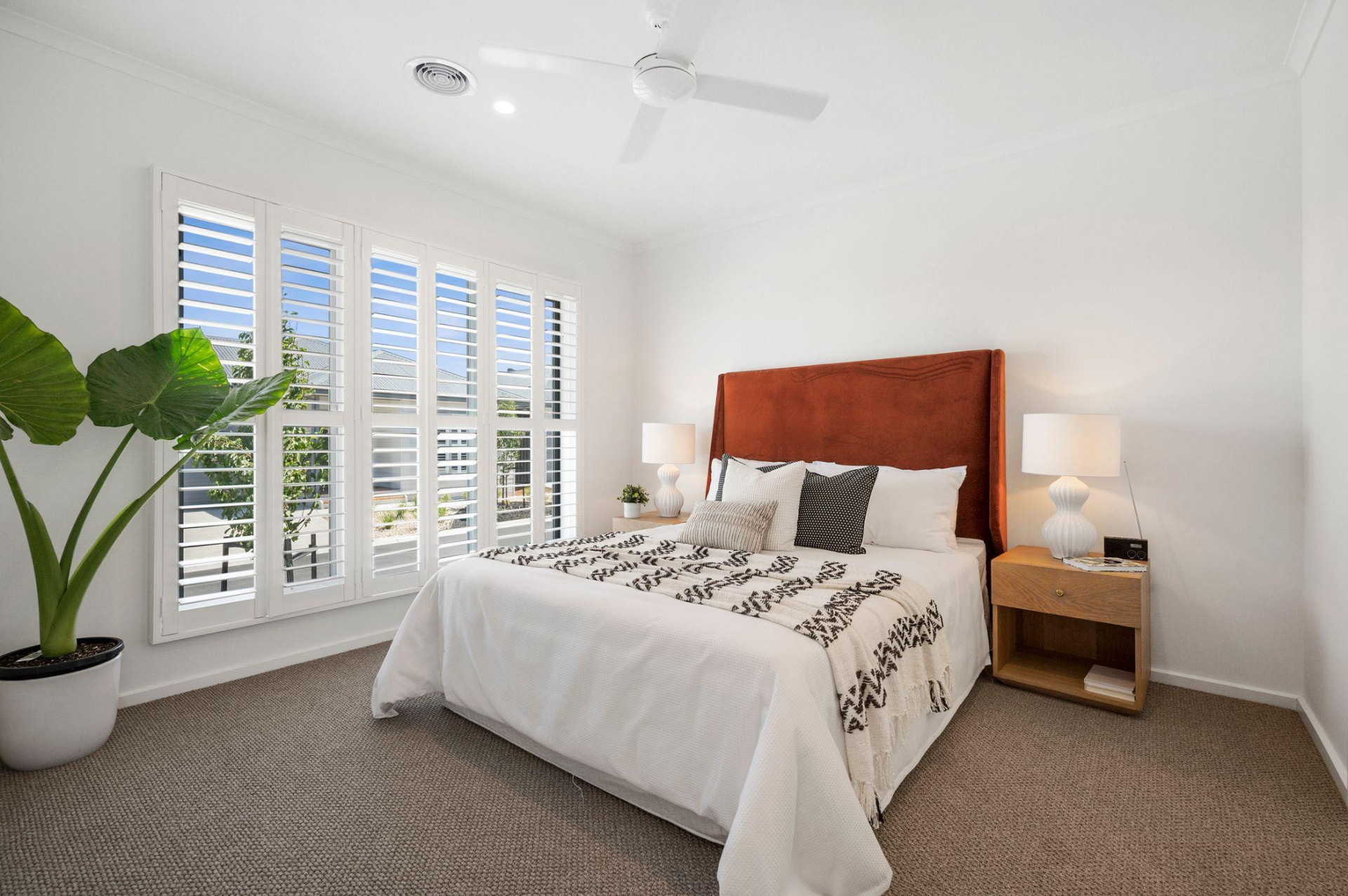 Summer Interior Bedroom