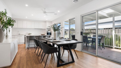 Summer Interior Dining Kitchen