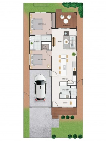 ALWIN LH A4 Floorplan