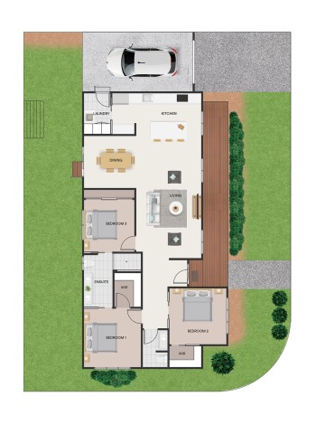 Floorplan ALEXANDER LH A4 FA04