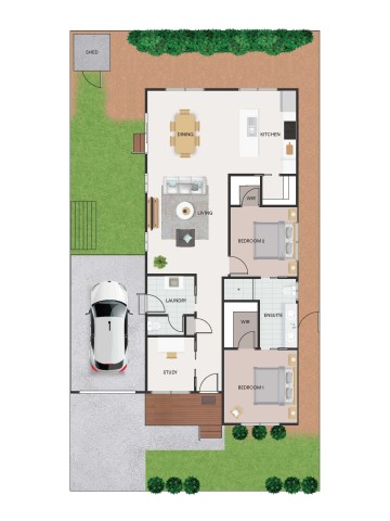 Floorplan ARNOLD LH A4 FA