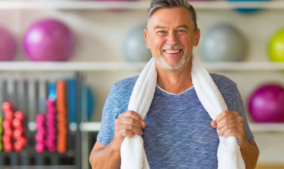 Single Man Gym Exercise Facilities Healthy