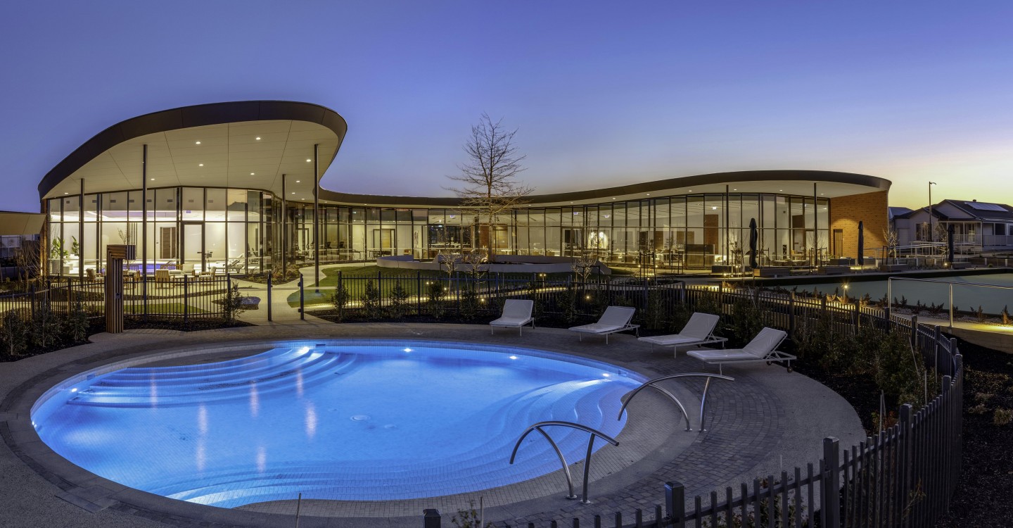 Deanside Clubhouse Exterior Pano