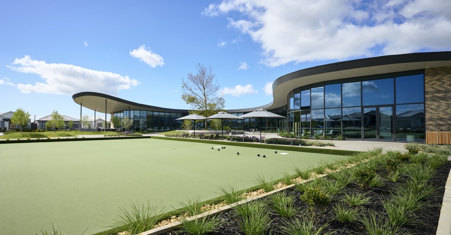 Lifestyle Communities Mount Duneed Retirement Village downsize bowling Green Hero Shot
