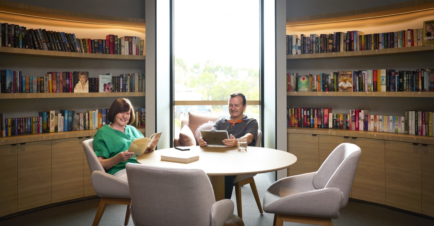 Mount Duneed reading in Library