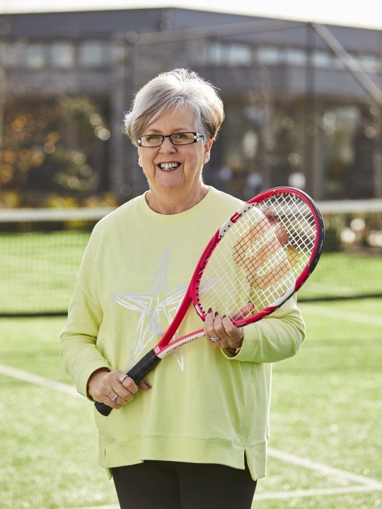 Single Female Tennis Sport exercise Healthy2
