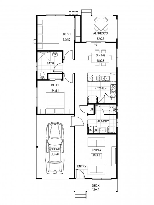 Floorplan cumberland left
