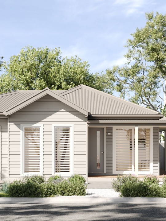 Corner Range Taylor Cnr Design Facade Cedar Colour Pebble