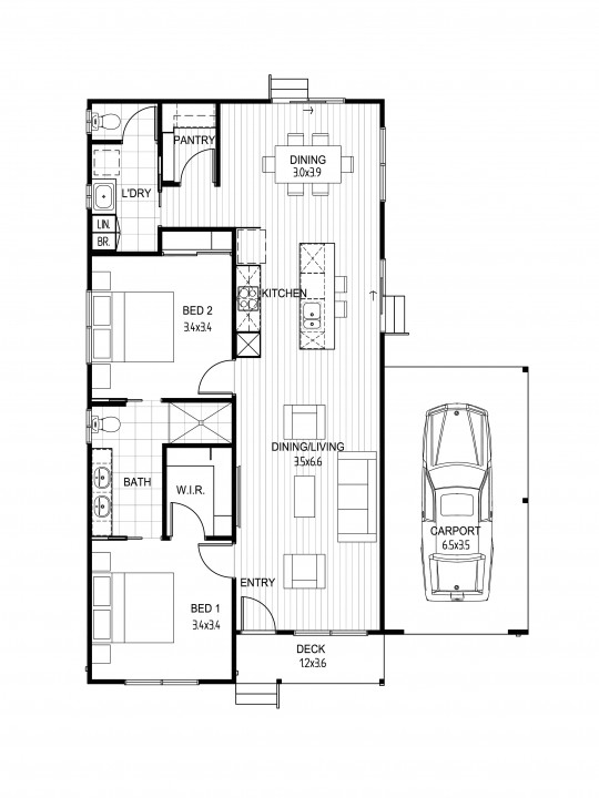 Floorplan flinders right