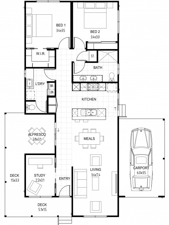 Floorplan williams corner right